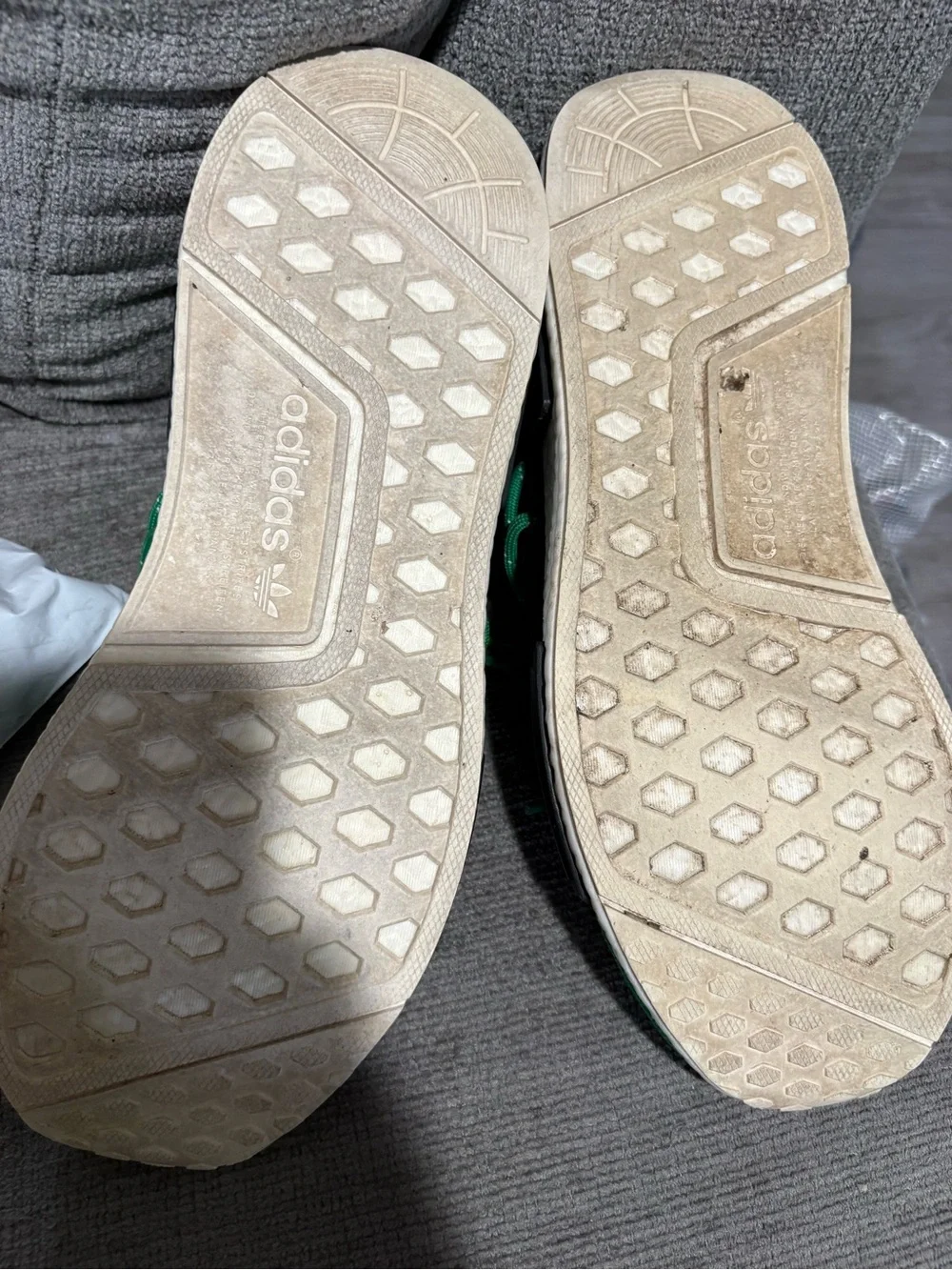 adidas Green Human Race RACE Knit Sneakers